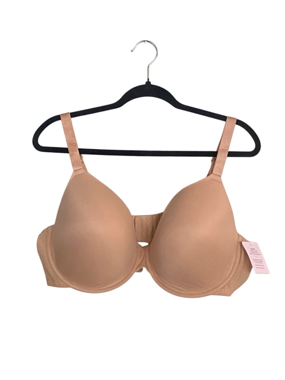 Auden Demi Coverage Bra Beige Lightly Lined Comfort Wire Womens Size 42DD NWT